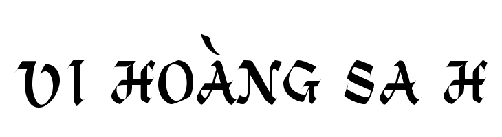 VI Hoàng Sa H Font