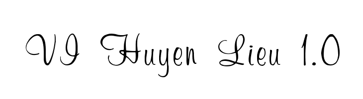 VI Huyen Lieu 1.0  नि: शुल्क फ़ॉन्ट्स डाउनलोड
