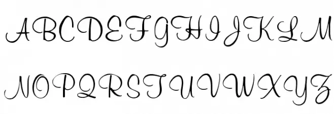 VI Huyen Lieu 1.0 字体 大写
