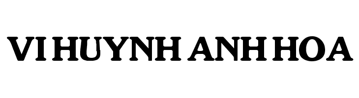 VI Huynh Anh Hoa  font caratteri gratis