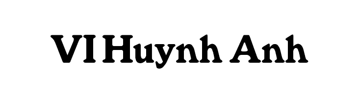 VI Huynh Anh  Скачать бесплатные шрифты