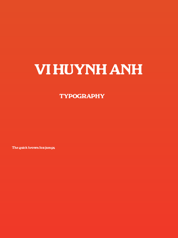 VI Huynh Anh Poster
