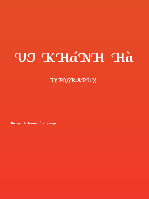 VI Khánh Hà Poster