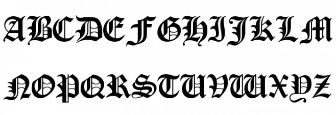 VI Lê Sa H Schriftart Groß
