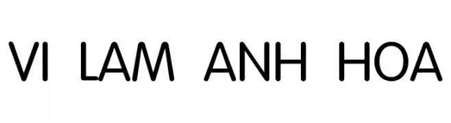 VI Lam Anh Hoa  font caratteri gratis