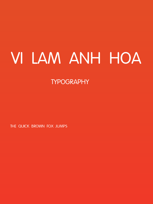 VI Lam Anh Hoa Poster