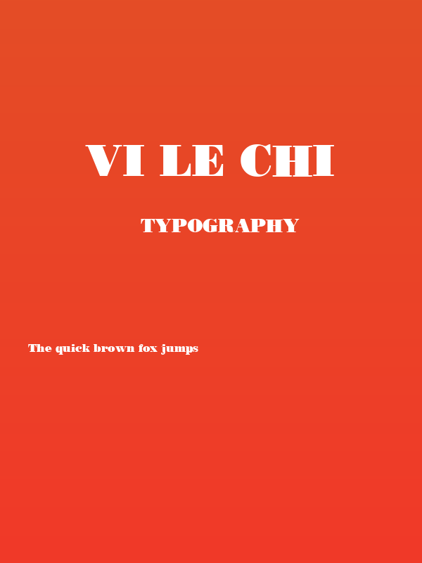 VI Le Chi Poster