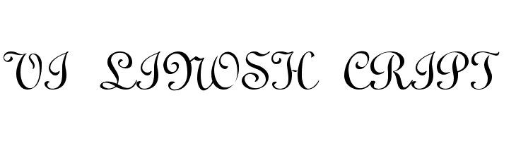 VI LinosH cript  font caratteri gratis