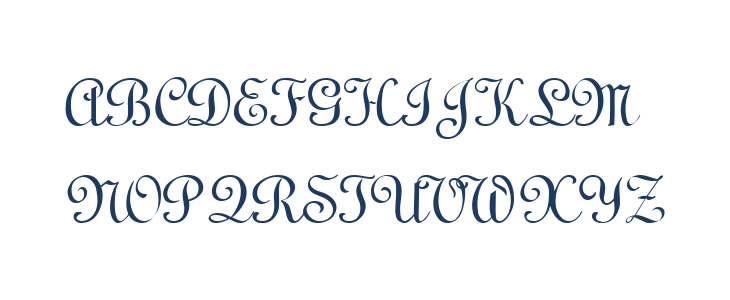 VI Linoscript Uppercase