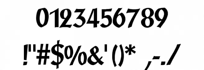VI Luc Binh Hoa Font OTHER CHARS