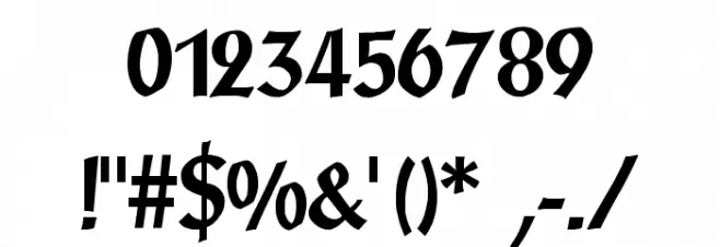 VI Luc Binh Font OTHER CHARS