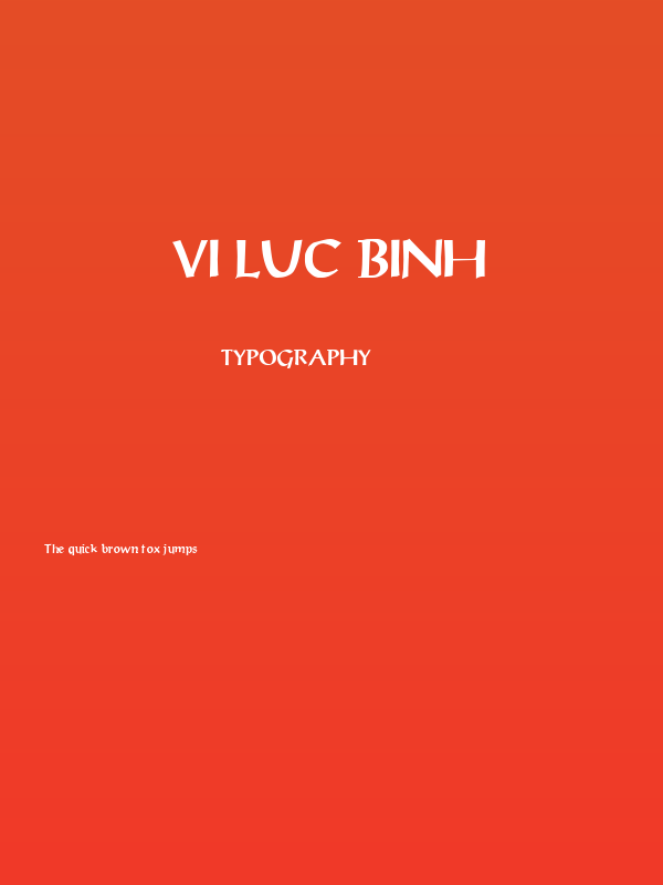 VI Luc Binh Poster