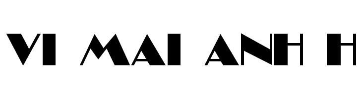 VI Mai Anh H  Free Fonts Download
