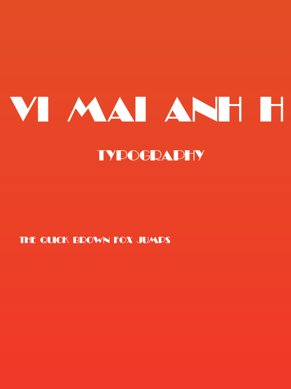 VI Mai Anh H Poster