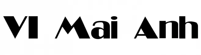 VI Mai Anh  Fuentes Gratis Descargar