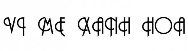 VI Me Xanh Hoa  नि: शुल्क फ़ॉन्ट्स डाउनलोड