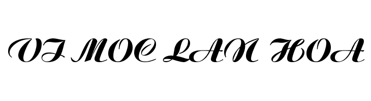 VI Moc Lan Hoa Font