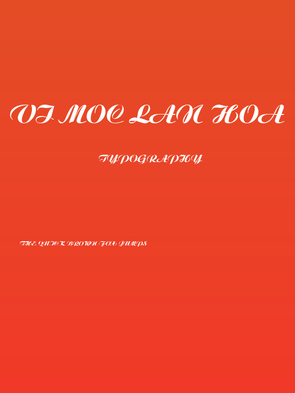 VI Moc Lan Hoa Poster