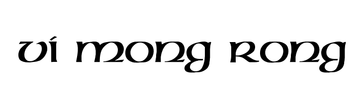 VI Mong Rong  font caratteri gratis