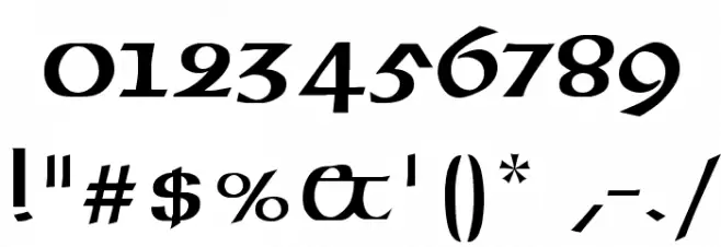VI Mong Rong Font OTHER CHARS