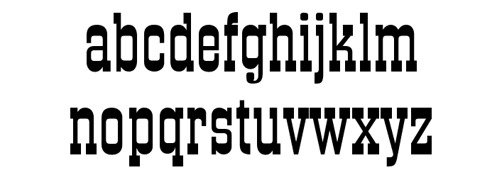 VI Old Town normal Font Litere mici