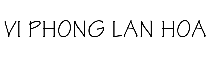 VI Phong Lan Hoa Fonte