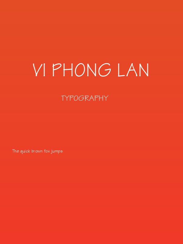 VI Phong Lan Poster