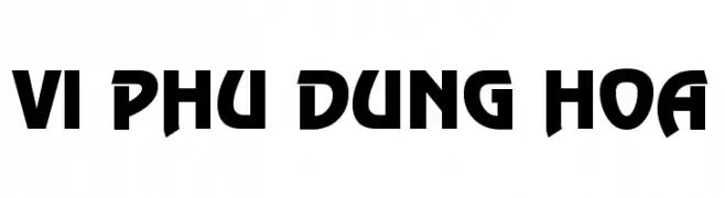 VI Phu Dung Hoa  Frei Schriftart Herunterladen