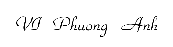VI Phuong Anh फ़ॉन्ट