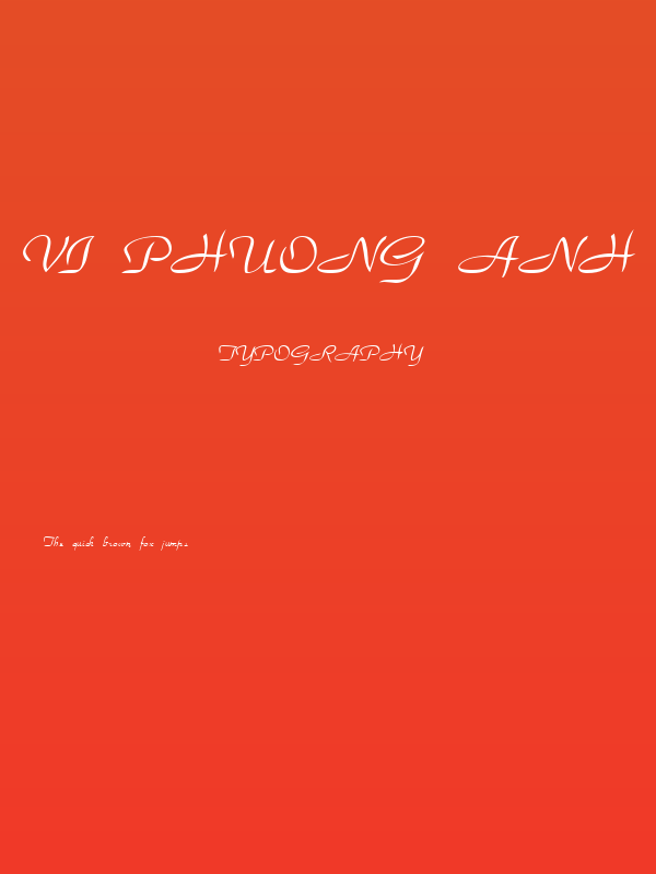 VI Phuong Anh Poster