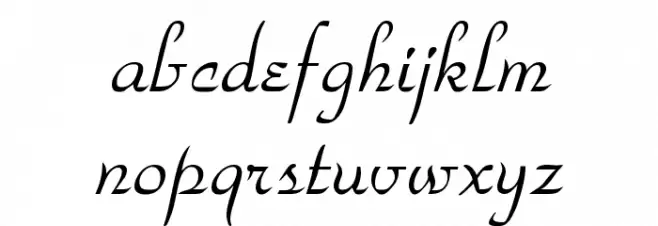 VI Phuong Anh 字体 小写