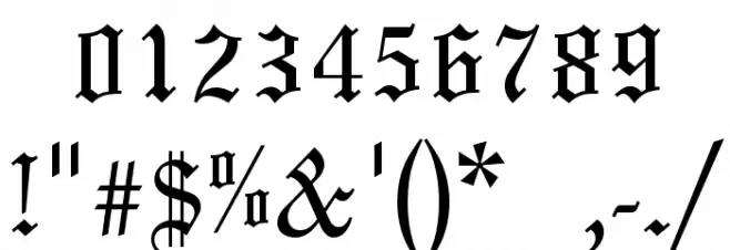 VI Phuong Mai Hoa Font OTHER CHARS