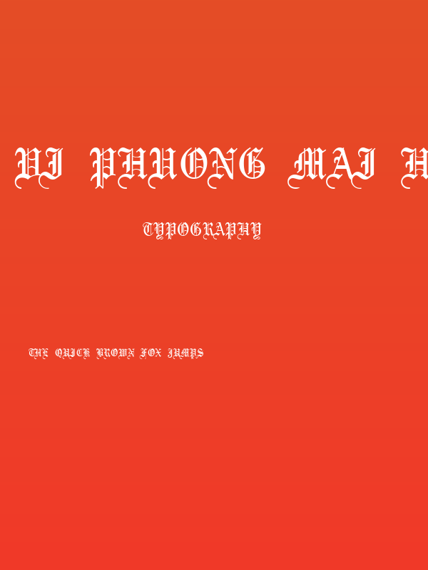 VI Phuong Mai Hoa Poster