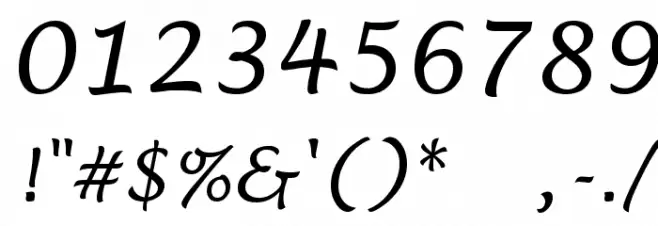 VI Phuong Thuy Hoa Font OTHER CHARS