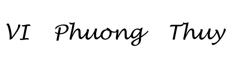 VI Phuong Thuy Font