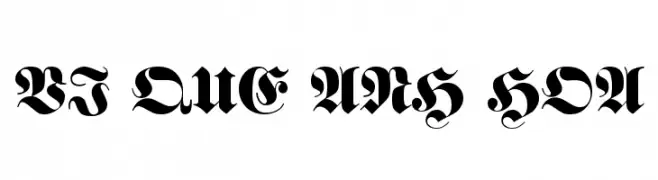 VI Que Anh Hoa  Free Fonts Download