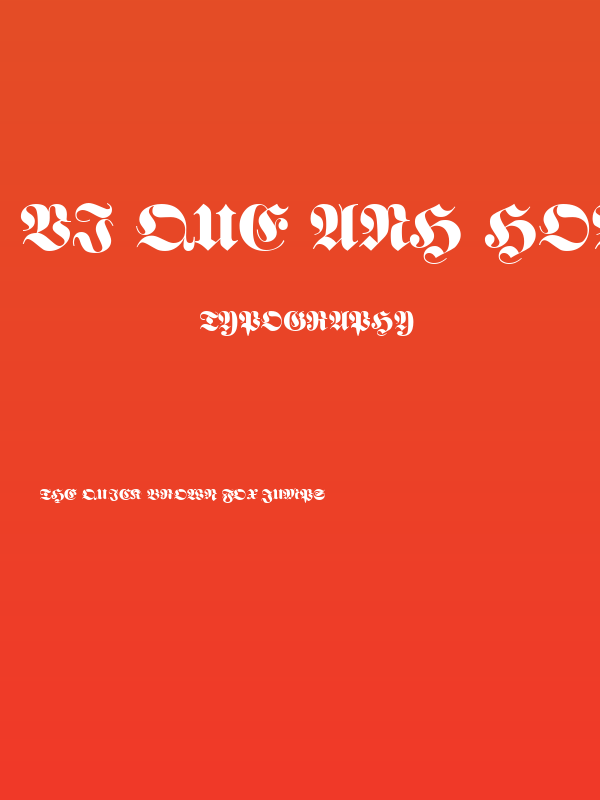 VI Que Anh Hoa Poster