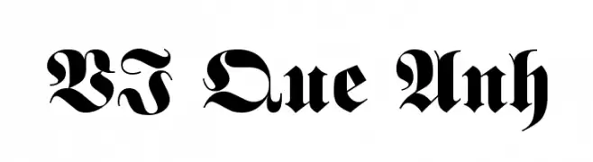 VI Que Anh  Free Fonts Download