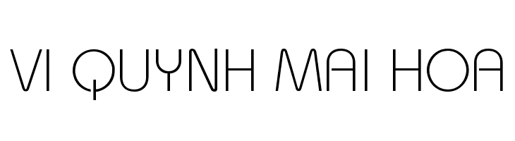 VI Quynh Mai Hoa Font