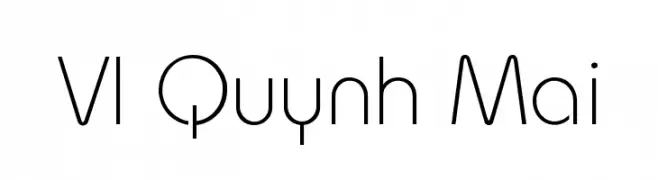 VI Quynh Mai  Скачать бесплатные шрифты