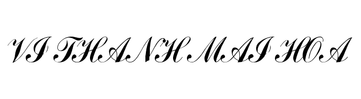 VI Thanh Mai Hoa Font