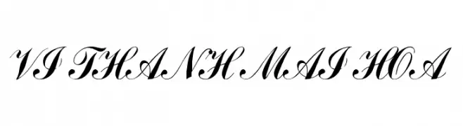 VI Thanh Mai Hoa  Free Fonts Download
