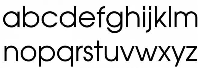 VI Thien Ly フォント 小文字