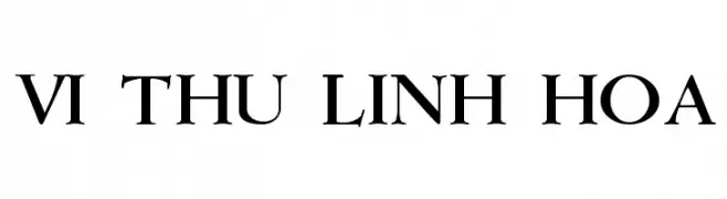 VI Thu Linh Hoa  Frei Schriftart Herunterladen