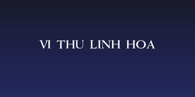 VI Thu Linh Hoa Social Header
