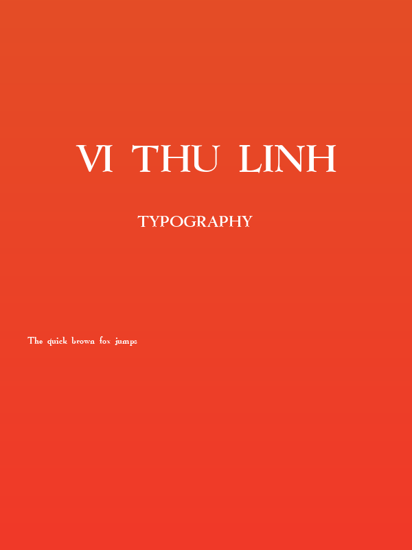 VI Thu Linh Poster