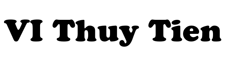 VI Thuy Tien Font