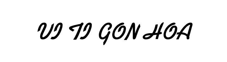 VI Ti Gon Hoa Font