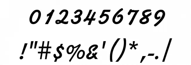 VI Ti Gon Hoa Font OTHER CHARS