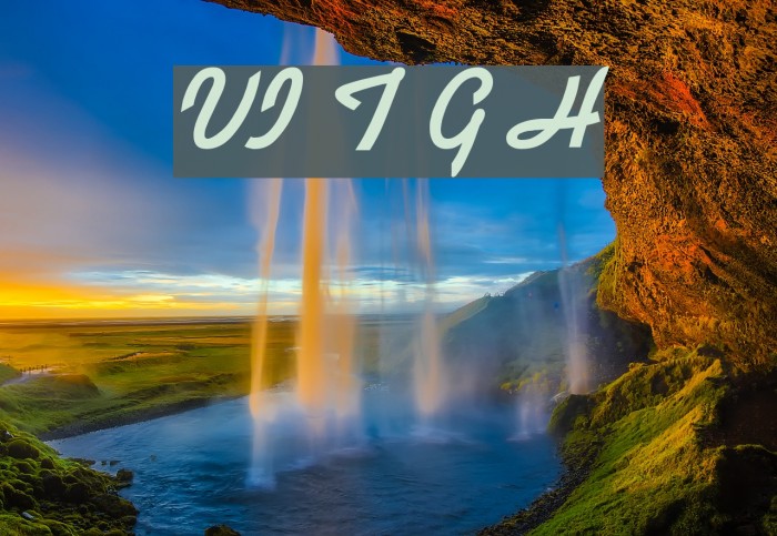 VI Ti Gon Hoa Font examples